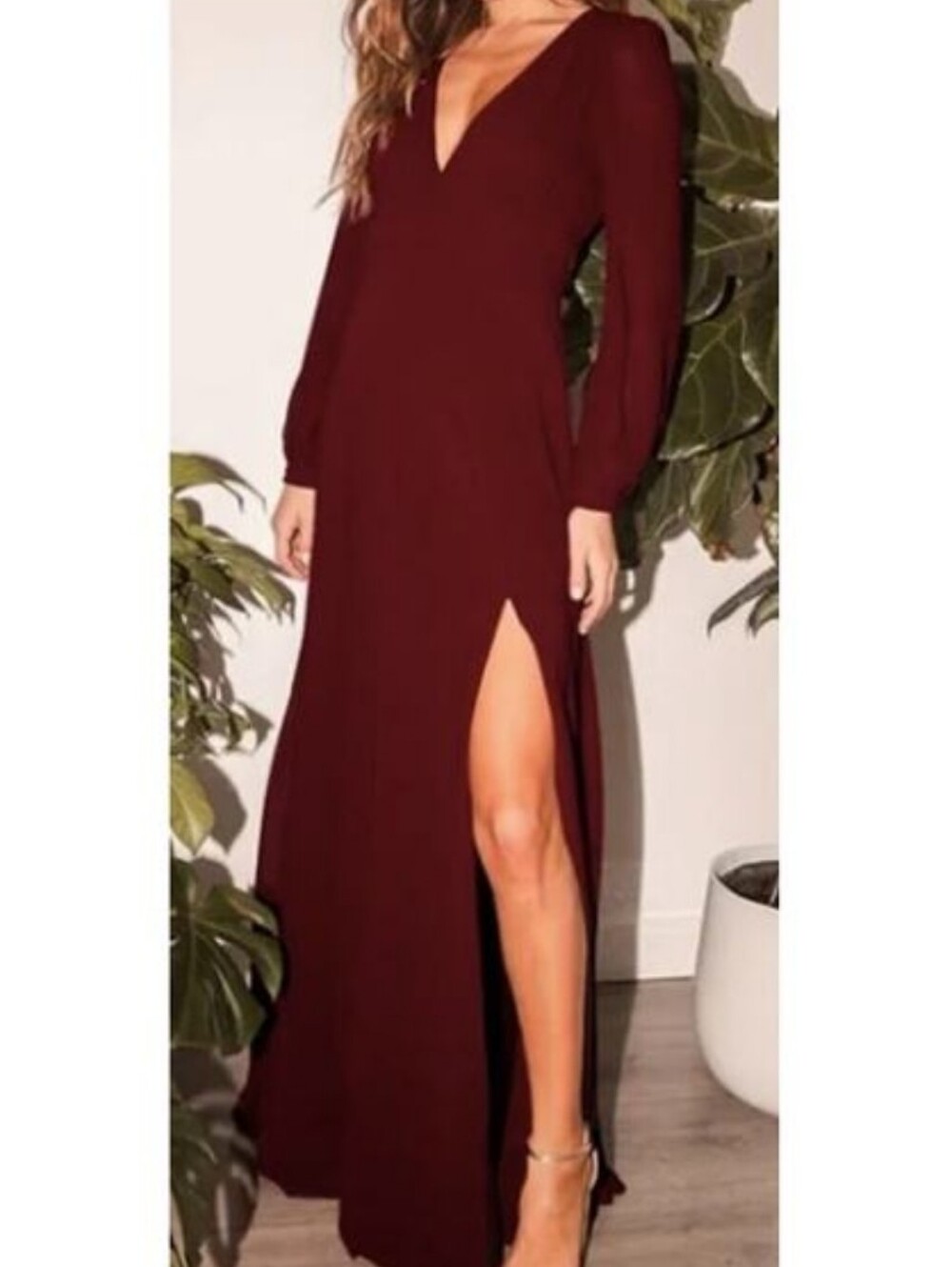 Baltic Born Arianna Merlot Maxi Dress - Picture 2 of 11